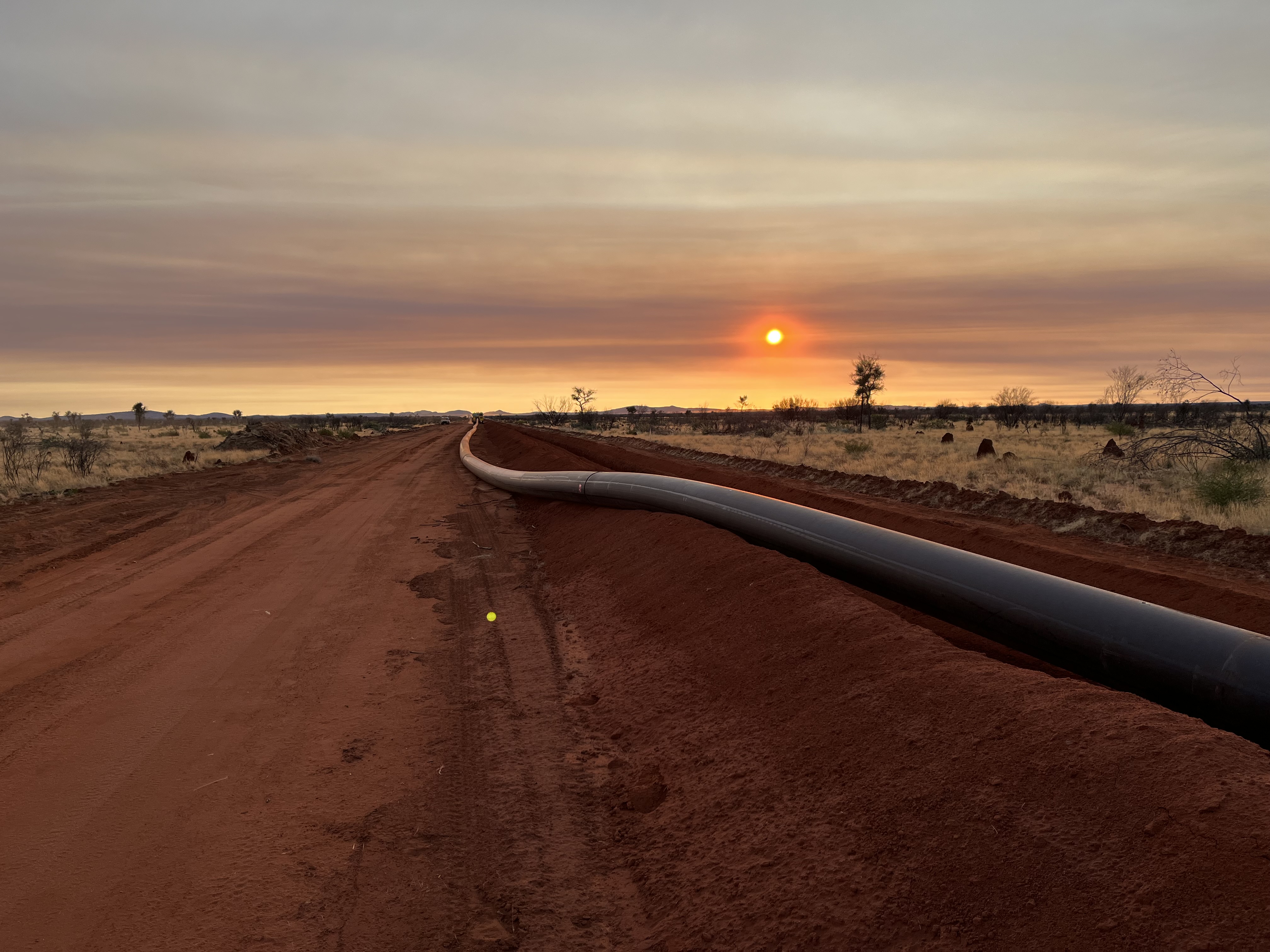 Success Stories DN450 HDPE pipeline, Nolans Borefields